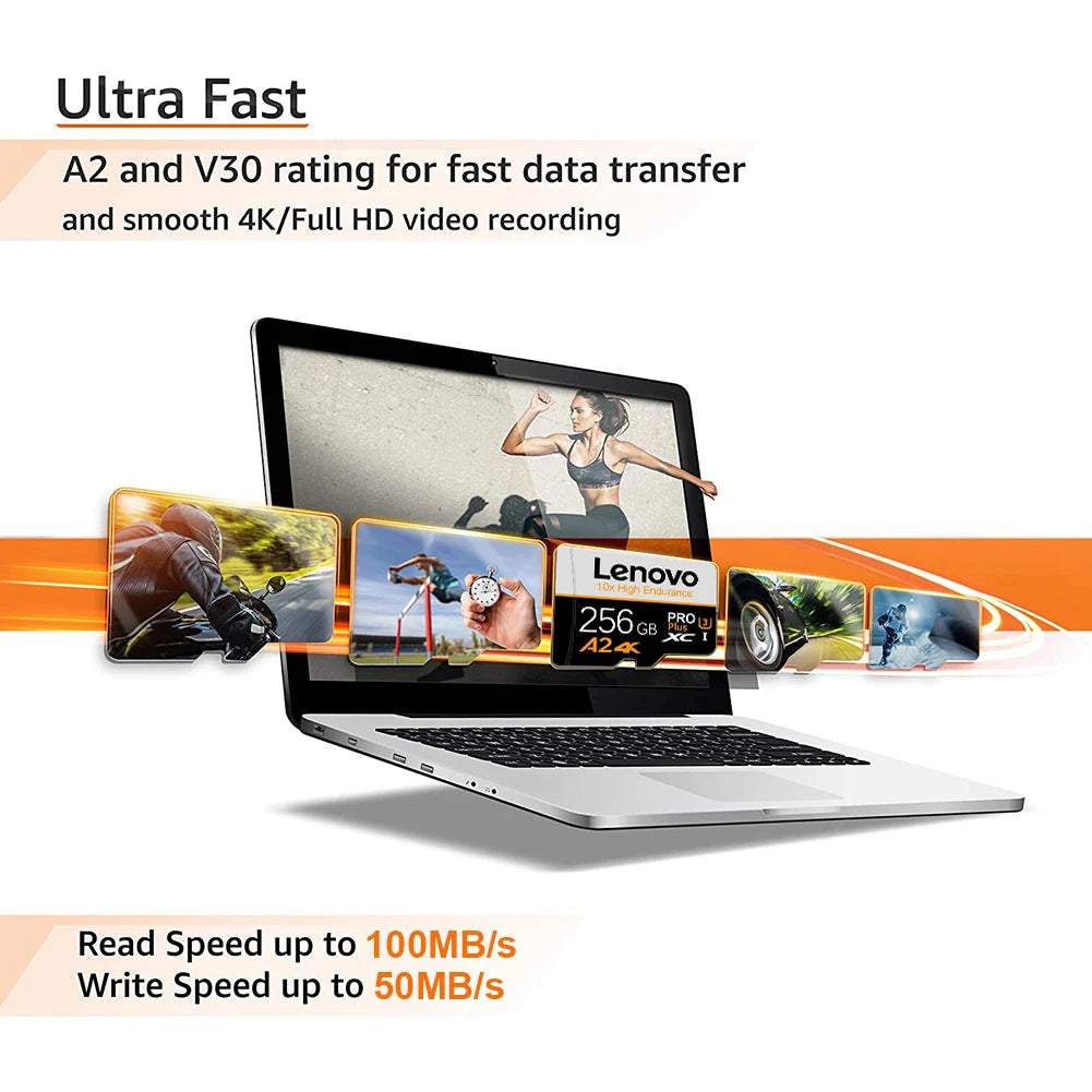 Tarjeta Memoria Lenovo V60 128GB-2TB - Alta Velocidad 130MB/s - 4K