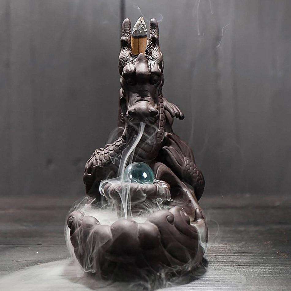 High Quality Ceramic Dragon incense burner