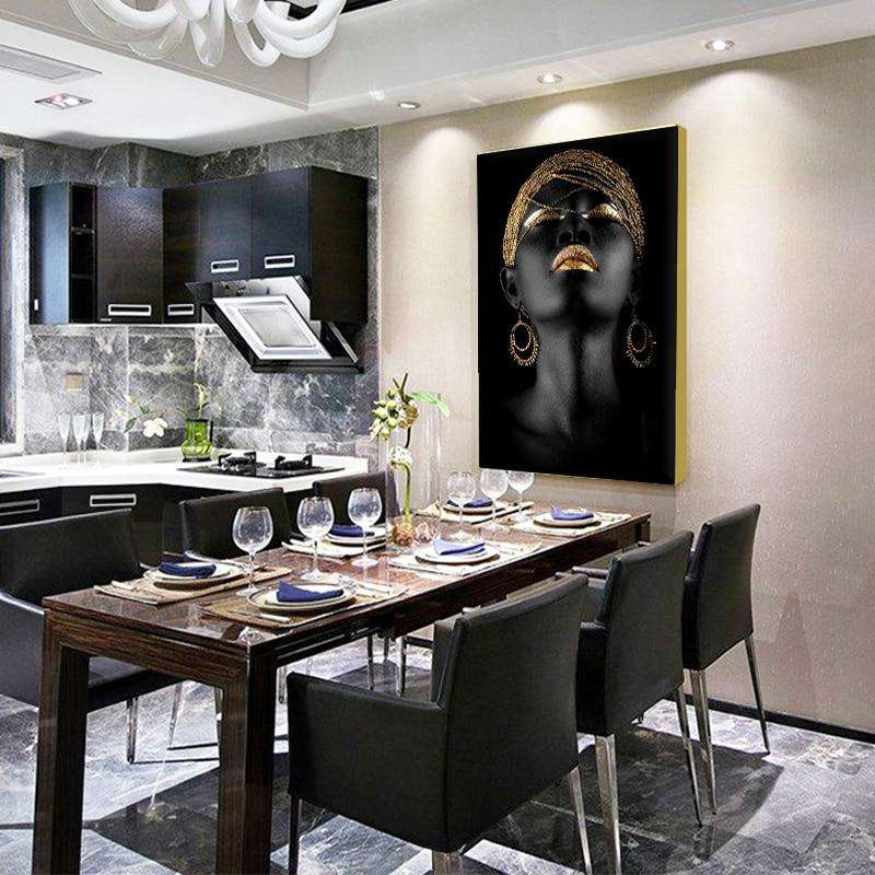 High Quality  African Black Woman Posters