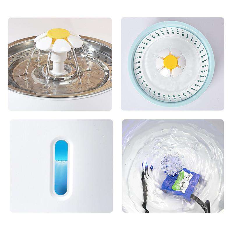 Super Quiet Cat Water Fountain Stainless Steel